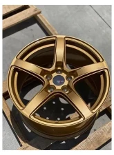 Option Lab Wheels R555 Wheel 18x9.5 5x114.3 38mm Top Secret Gold                                     - OPLL55-89565-38-GLD - Image 3