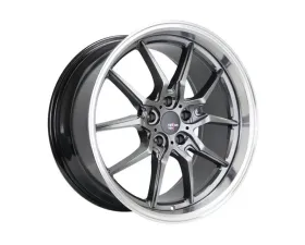 Option Lab Wheels S718 Wheel 19x9.5 5x114.3 35mm Nightfall Grey w/ Machined Lip
