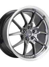 Option Lab Wheels S718 Wheel 19x9.5 5x114.3 35mm Nightfall Grey w/ Machined Lip                                     - OPLL18-99565-35-HBLL - Image 2