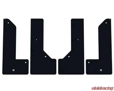 Evans Motorsport Performance Mud Flaps Front and Rear Ford Mustang S550 2015-2023 - EMP-MMF-4-01