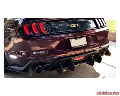 Evans Motorsport Performance Rear Diffuser HDPE Ford Mustang S550 2018-2023 - EMP-MUSDIFFHDPE-18-GT