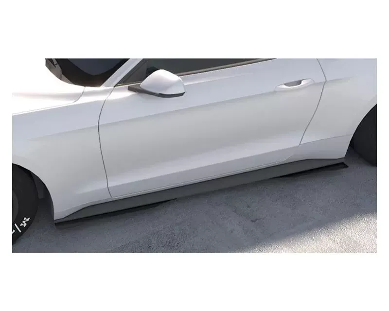 Evans Motorsport Performance Side Skirts Aluminum Front Set Ford Mustang S550 2015-2024 - EMP-MSSALFR-01