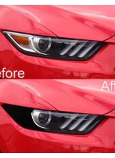 Evans Motorsport Performance Headlight Reflector Covers Ford Mustang S550 2015-2017                                     - Glossy Black EMP15ReflCvrGB Matte Black EMP15ReflCvrMB - Image 4