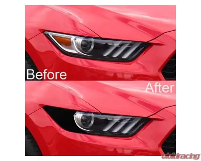 Evans Motorsport Performance Headlight Reflector Covers Ford Mustang S550 2015-2017 - Glossy Black EMP15ReflCvrGB Matte Black EMP15ReflCvrMB