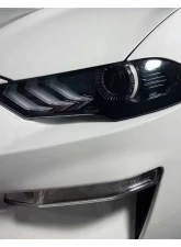 Evans Motorsport Performance Headlight Reflector Covers Ford Mustang S550 2015-2017                                     - Glossy Black EMP15ReflCvrGB Matte Black EMP15ReflCvrMB - Image 5