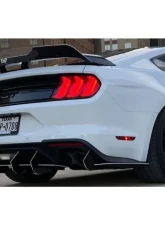 Evans Motorsport Performance Rear Diffuser Aluminum Ford Mustang S550 2018-2023                                     - EMP-MUSDIFF-18-GT - Image 2