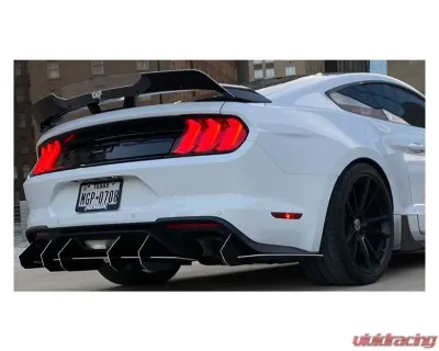 Evans Motorsport Performance Rear Diffuser Aluminum Ford Mustang S550 2018-2023 - EMP-MUSDIFF-18-GT