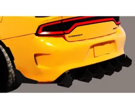 Evans Motorsport Performance Solid Aluminum Rear Diffuser With Large Wing Dodge Charger 2015-2024