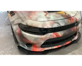 Evans Motorsport Performance Aluminum Front Air Splitter With Winglet Dodge Charger 2015-2024