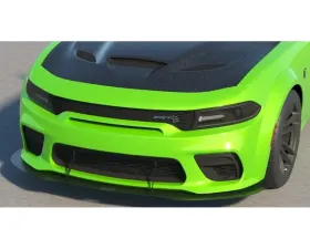 Evans Motorsport Performance Aluminum Front Air Splitter No Winglet Dodge Charger 2015-2024