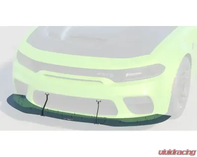 Evans Motorsport Performance Aluminum Front Air Splitter No Winglet Dodge Charger 2015-2024 - EMP-CHGFRNTSPLITNW