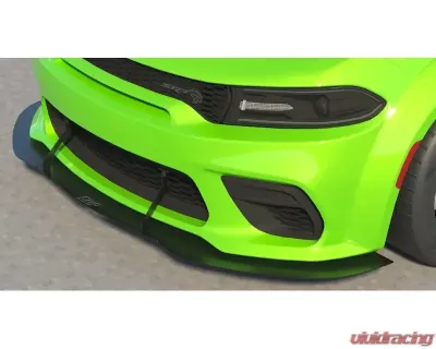 Evans Motorsport Performance Aluminum Front Air Splitter No Winglet Dodge Charger 2015-2024 - EMP-CHGFRNTSPLITNW