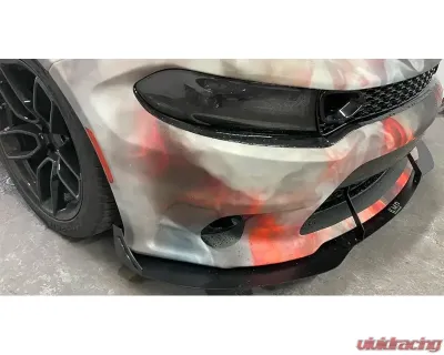 Evans Motorsport Performance Aluminum Front Air Splitter With Winglet Dodge Charger 2015-2024 - EMP-CHGFRNTSPLIT