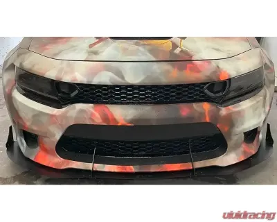 Evans Motorsport Performance Aluminum Front Air Splitter With Winglet Dodge Charger 2015-2024 - EMP-CHGFRNTSPLIT