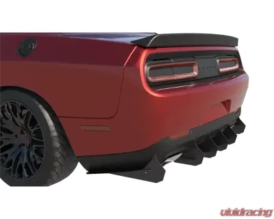 Evans Motorsport Performance Rear Diffuser HDPE Plastic V1 Dodge Charger 2015-2024 - EMP-CHL-DIFFHDPE