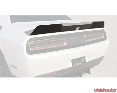 Evans Motorsport Performance Aluminum Wicker Bill Add-On With Gurney Flap Dodge Charger 2015-2024 - EMP-CHL-WICK-01