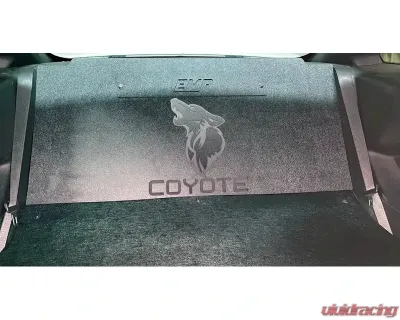Evans Motorsport Performance Lightweight Racer Rear Seat Delete Kit With Coyote Engraving Ford Mustang 2011-2014 - EMP-MRSD-S197-COY