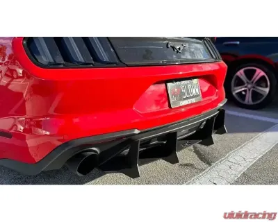 Evans Motorsport Performance Rear Diffuser HDPE V3 Mustang GT | V6 | EcoBoost 2015-2017 - EMP-MUSDIFFHD-15V3