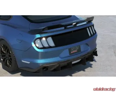 Evans Motorsport Performance Rear Diffuser HDPE V3 Mustang EcoBoost 2018-2023 - EMP-MUSDIFFHD-18EcoV3