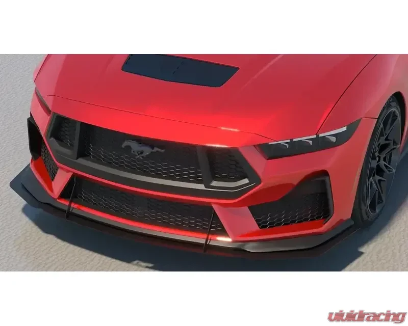 Evans Motorsport Performance Aluminum Front Air Splitter No Winglet Ford Mustang GT | EcoBoost 2024+ - EMP-S650FRNTSPLIT-NW