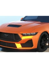 Evans Motorsport Performance ABS Front Air Splitter w/o Winglet  Ford Mustang GT | EcoBoost 2024+                                     - EMP-S650FRNTSPLT-ABS-NW - Image 3