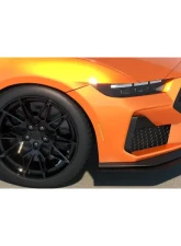 Evans Motorsport Performance ABS Front Air Splitter w/o Winglet  Ford Mustang GT | EcoBoost 2024+                                     - EMP-S650FRNTSPLT-ABS-NW - Image 2