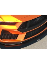 Evans Motorsport Performance ABS Front Air Splitter w/o Winglet  Ford Mustang GT | EcoBoost 2024+                                     - EMP-S650FRNTSPLT-ABS-NW - Image 3