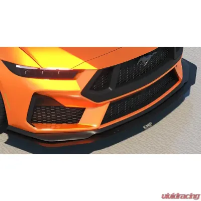 Evans Motorsport Performance ABS Front Air Splitter w/o Winglet  Ford Mustang GT | EcoBoost 2024+ - EMP-S650FRNTSPLT-ABS-NW