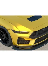 Evans Motorsport Performance ABS Front Air Splitter w/ Winglet  Ford Mustang GT | EcoBoost 2024+                                     - EMP-S650FRNTSPLT-ABS-W - Image 4