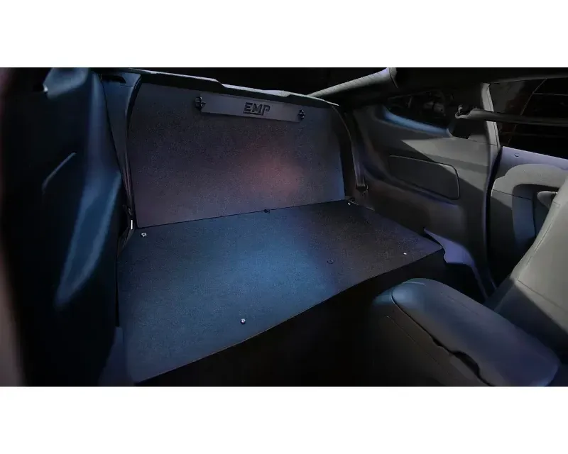 Evans Motorsport Performance Rear Seat Delete Kit Carpet Facing Trunk Only Ford Mustang 2024+ - EMP-S650SD-CPT