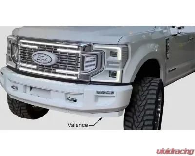 Evans Motorsport Performance Front Bumper Valance Raw Aluminum Ford F250 | F350 | F450 Super Duty 2020-2022 - EMP-SPRDTY-VAL-1RAW