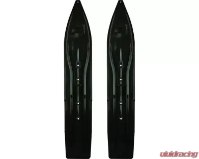 Slydog 8 Inch Black Powerhound Ski - PH8SOLBLK