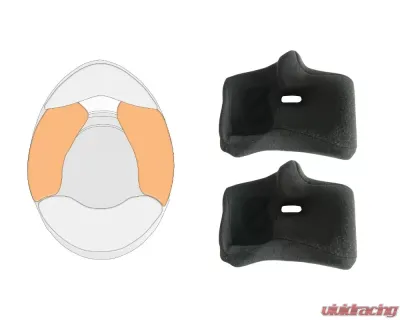 SCHUBERTH Racing 40mm SP1 Cheek Pads - SH S-CK40 12151