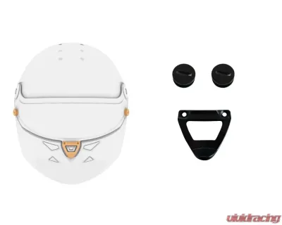 SCHUBERTH Racing Clear Locking Lever/Tearoff Posts Visor Kit - SH V-CLR VIS KIT 3376
