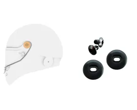 SCHUBERTH Racing Visor Mount Kit w/ 2 pcs Silver Screws