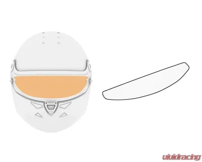SCHUBERTH Racing Inner Sealed Anti-Fog Lense for Rain - SH V-RAINSEAL 8044