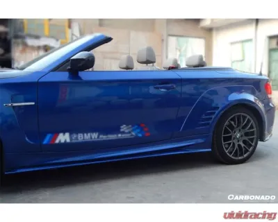 Carbonado Carbonado FGPCF RZ Style Side Skirts for BMW 1 Series E82 E88 2008-2013 - FGPCF1102RZS