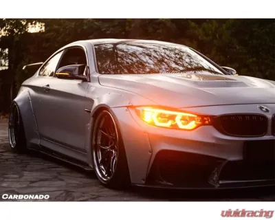 Carbonado CFRP DE Style Side Skirts BMW M4 F82 | F83 2014-2020 - CF1107LB-SS