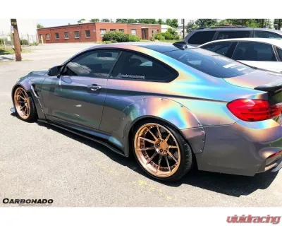Carbonado CFRP DE Style Side Skirts BMW M4 F82 | F83 2014-2020 - CF1107LB-SS
