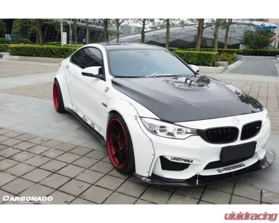 Carbonado CFRP DE Style Side Skirts BMW M4 F82 | F83 2014-2020 - CF1107LB-SS