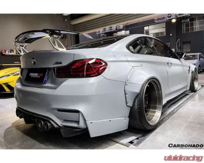 Carbonado CFRP DE Style Side Skirts BMW M4 F82 | F83 2014-2020 - CF1107LB-SS