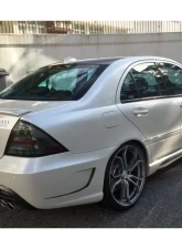 Carbonado FRP WI Style Side Skirts Mercedes Benz W203 C-Class 2001-2007                                     - 1111WI - Image 3