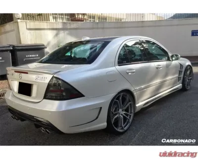 Carbonado FRP WI Style Side Skirts Mercedes Benz W203 C-Class 2001-2007 - 1111WI