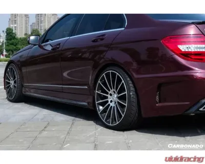 Carbonado PCF P Style Side Skirts Mercedes Benz C Class W204 Sedan 2008-2014 - PCF1113PD