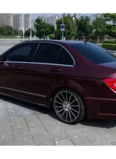 Carbonado PCF P Style Side Skirts Mercedes Benz C Class W204 Sedan 2008-2014                                     - PCF1113PD - Image 10