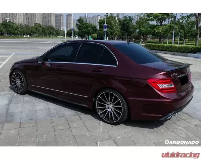 Carbonado PCF P Style Side Skirts Mercedes Benz C Class W204 Sedan 2008-2014 - PCF1113PD