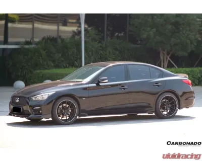 Carbonado CFRP SN Style Side Skirts Infiniti Q50 Sedan 2014-2017 - CF1244SN
