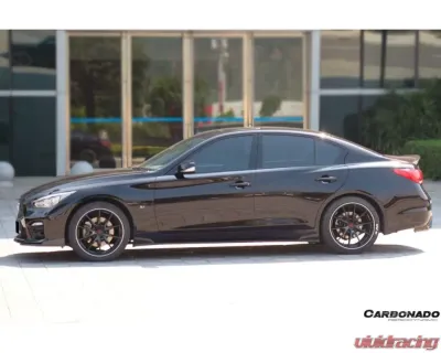Carbonado CFRP SN Style Side Skirts Infiniti Q50 Sedan 2014-2017 - CF1244SN