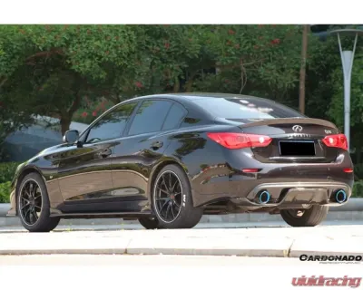 Carbonado CFRP SN Style Side Skirts Infiniti Q50 Sedan 2014-2017 - CF1244SN