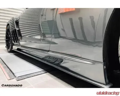 Carbonado CFRP VA Style Side Skirts Nissan GTR R35 2008-2021 - CF1256VA